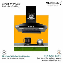 Load image into Gallery viewer, Prism Chimney (Pyramid Shape, 60cm, 1050 m3h, 11° Filterless)
