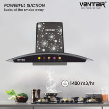 Load image into Gallery viewer, Innova 90 Smart Auto Clean Chimney (Motion Sensor, 90cm, 1400 m3h, 11° Baffle Filter)
