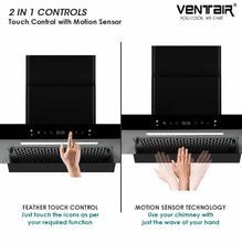 Load image into Gallery viewer, Gentle 90 BLDC Super Silent Smart Autoclean Chimney (90 cm, 9 Speed Controls, BLDC Technology, 1600 m3/hr)
