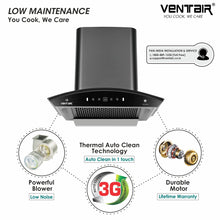 Load image into Gallery viewer, Volvo 60 Smart Auto Clean Chimney (Motion Sensor, 60cm, 1200 m3h, 11° Filterless)
