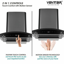 Load image into Gallery viewer, Quiet 60 BLDC Silent Smart Autoclean Chimney (60 cm, 9 Speed Controls, BLDC Technology, 1650 m3/hr)
