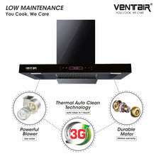 Load image into Gallery viewer, Marvellous Auto Clean Chimney (Motion + Touch, 90cm, 1400 m3h, 11° Filterless Technology)
