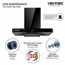 Load image into Gallery viewer, Emerald BK 90 BLDC Silent Smartclean Chimney (9 Speed Controls, BLDC Technology, 1890 m3/hr)
