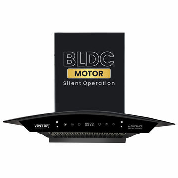 Auto Prince BLDC Silent Smart Autoclean Chimney (60 cm, 9 Speed Controls, BLDC Technology, 1500 m3/hr)