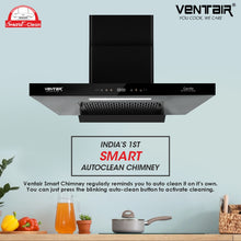 Load image into Gallery viewer, Gentle 90 BLDC Super Silent Smart Autoclean Chimney (90 cm, 9 Speed Controls, BLDC Technology, 1600 m3/hr)
