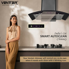Load image into Gallery viewer, Speed 5G BLDC 90 Voice Enabled Silent Smart Autoclean Chimney (90 cm, 9 Speed Controls, BLDC Technology, 1890 m3/hr)
