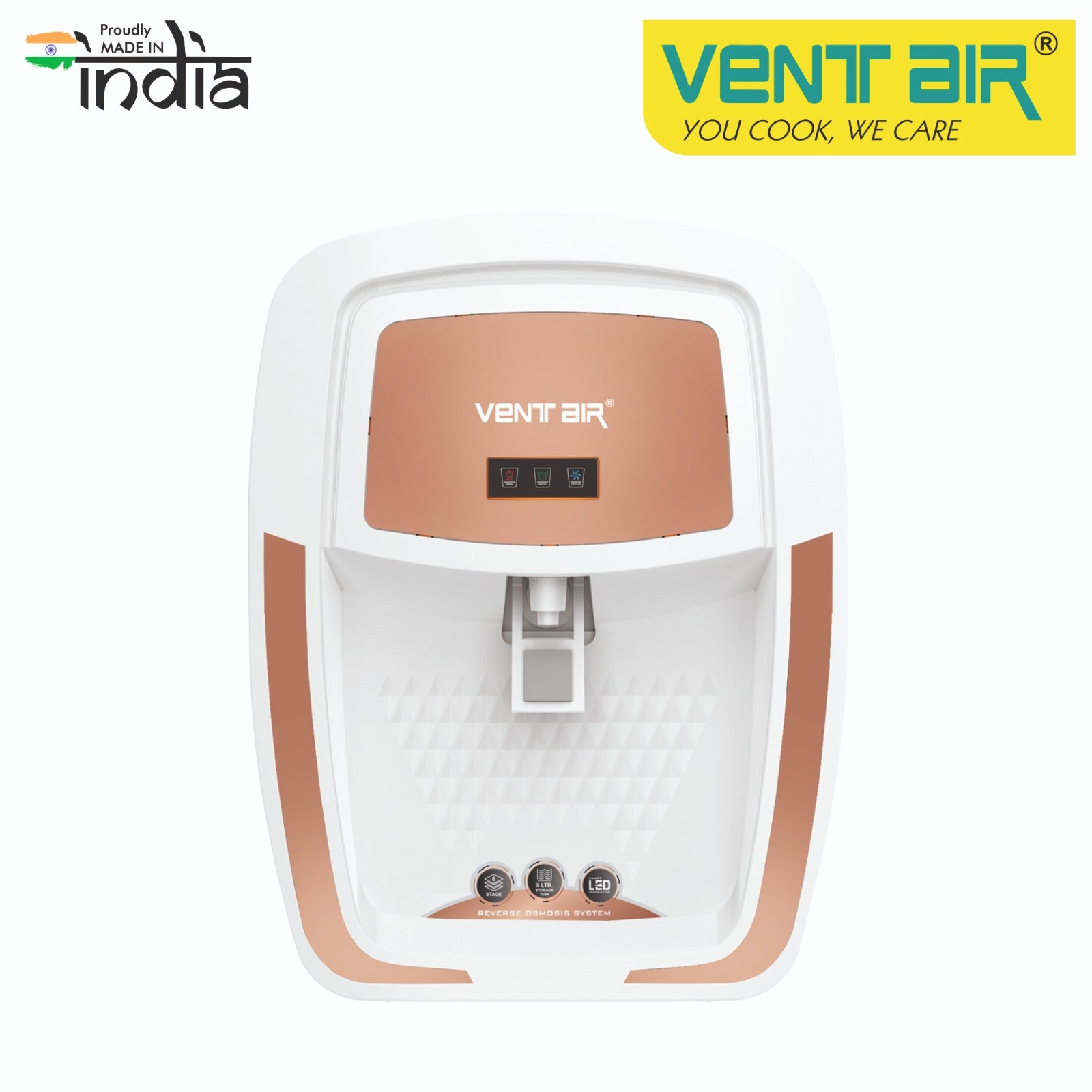 Aqua Crystal (3in1 Copper + Zinc + Antioxidant) RO Water Purifier