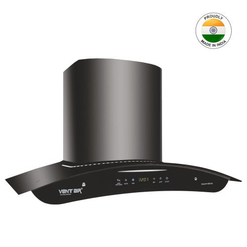 Galaxy Neo Steam Auto Clean Chimney (Feather Touch Control, 90cm,1400 m3h, 11° Baffle Filter)