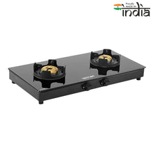 Load image into Gallery viewer, Aura 202 Glass Gas Stove
