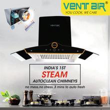 Load image into Gallery viewer, India&#39;s First Steam Auto Clean Chimney by Ventair

