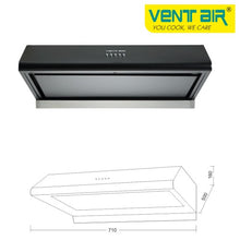 Load image into Gallery viewer, Pearl Dlx Auto Clean Chimney (Push Button Control, 71cm,1260 m3h, Filterless)
