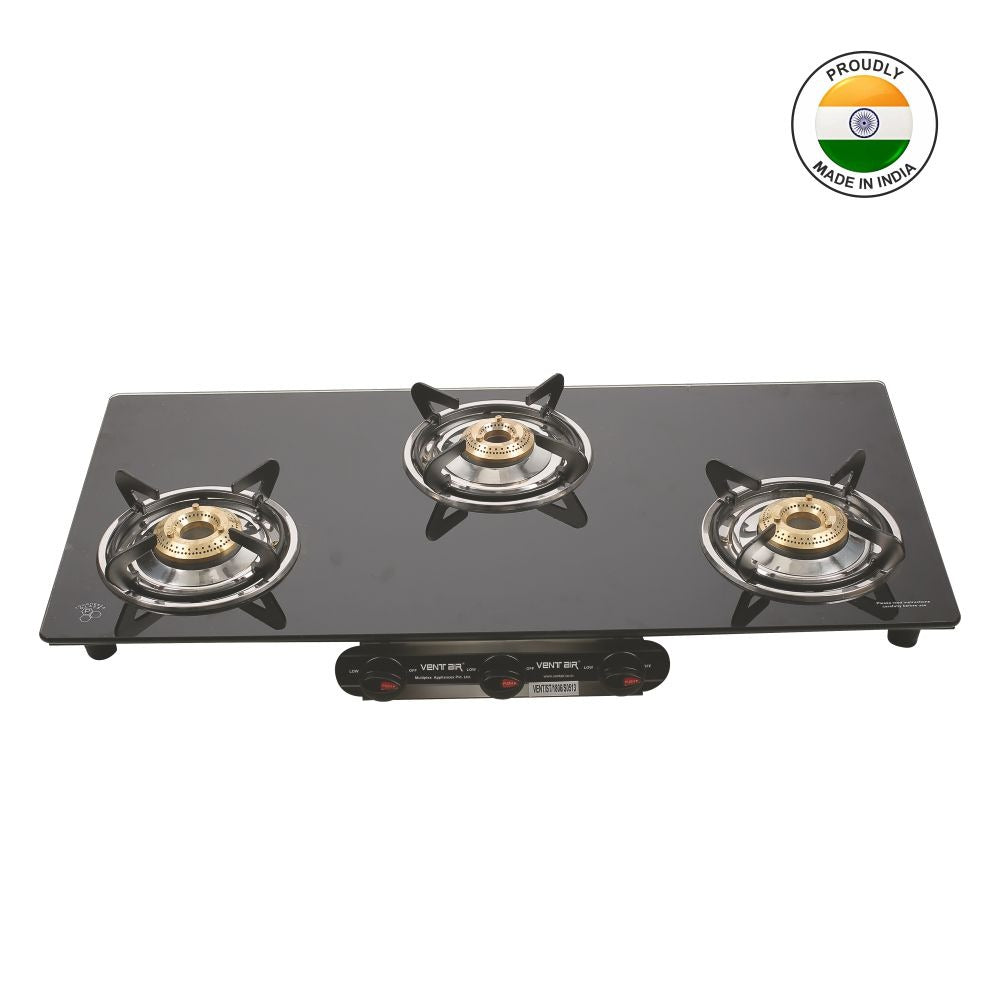 Unik 3B Frameless Glass Gas Stove (3 Burner)