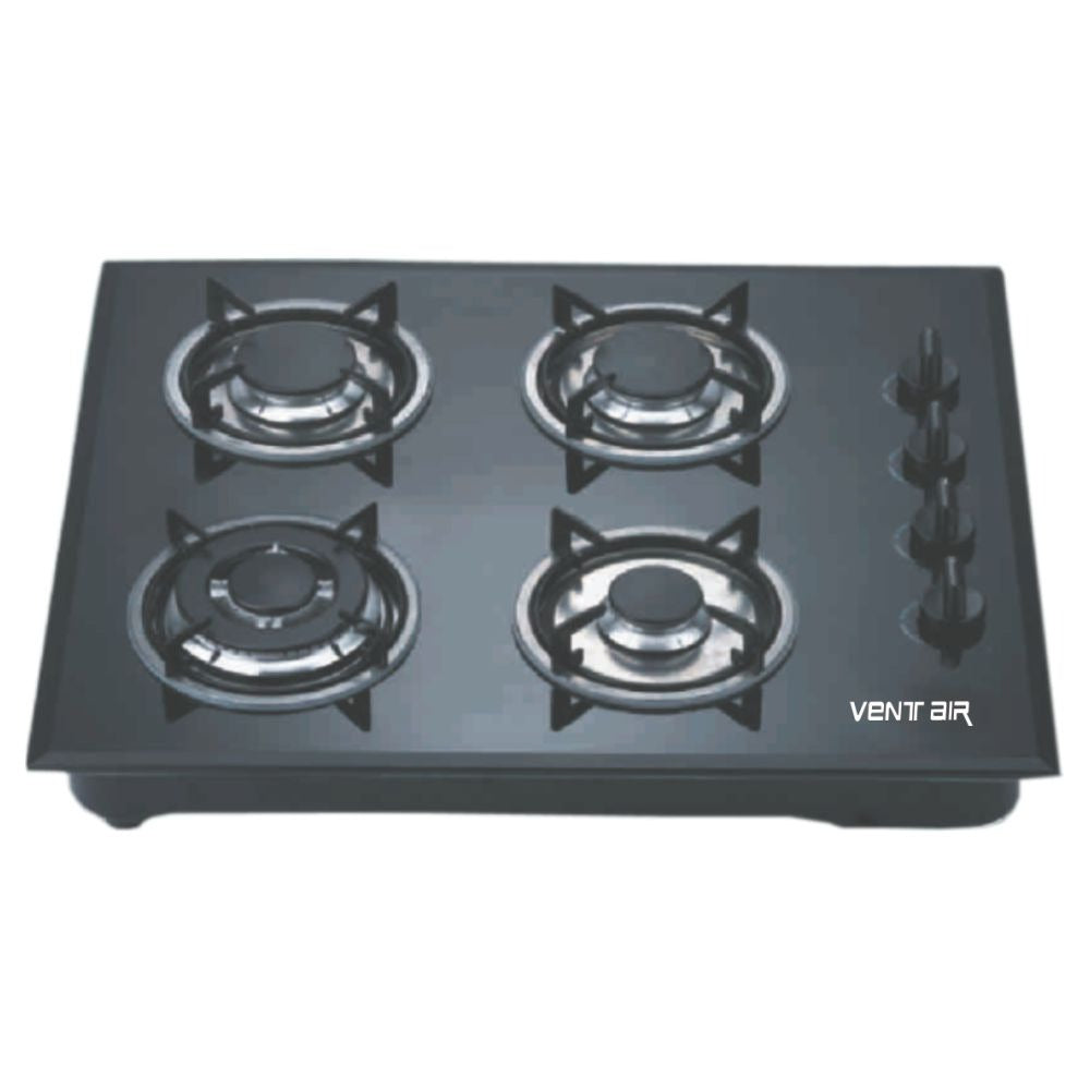 Lisban Glass Gas Hob (4 Burner)